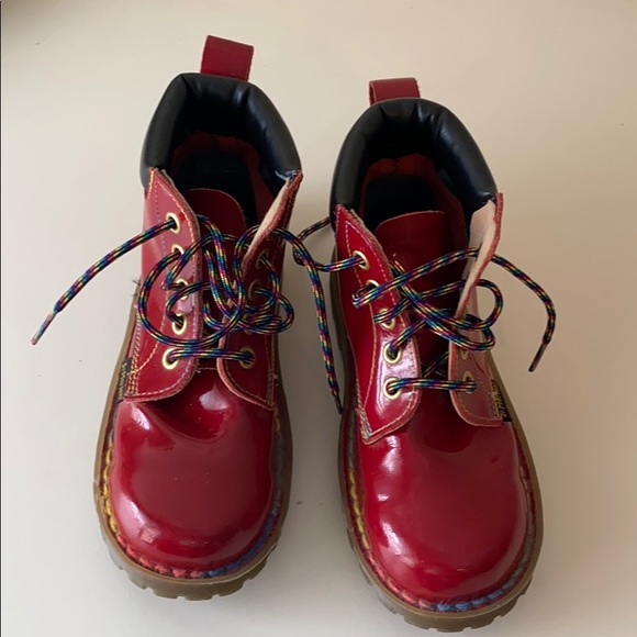 Dr. Martens Other - Doc Martens Toddler Size 11 Red Patent Boots